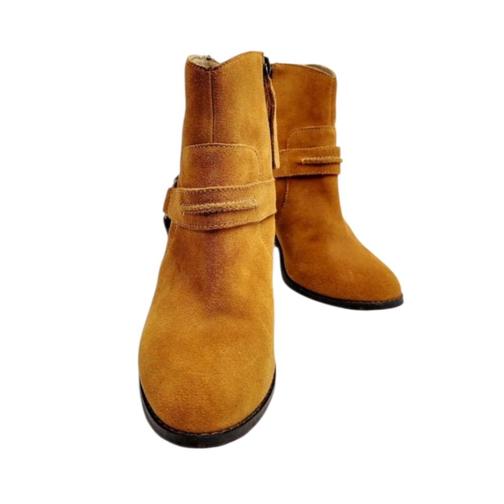 Kelsi Dagger Brooklyn Codnac Suede Ankle Boots Size 9.5